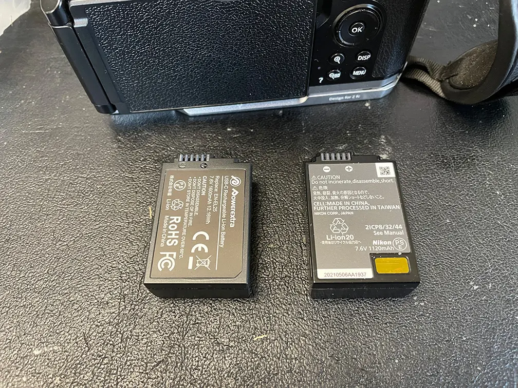 Nikon EN-EL25互換バッテリーを購入した話 | AABlog